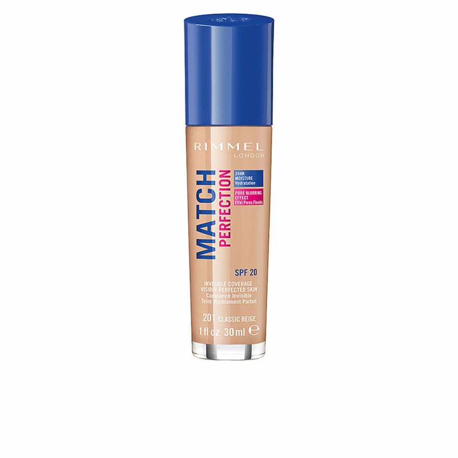 Flydende makeup foundation Match Perfection Rimmel London (30 ml) #13