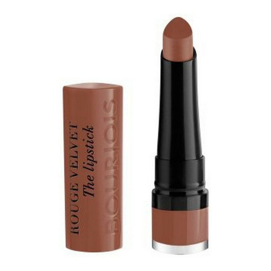 Fugtgivende Lbestift Bourjois Rouge Velvet The Lipstick 22-moka-dro (2,4 g) #1