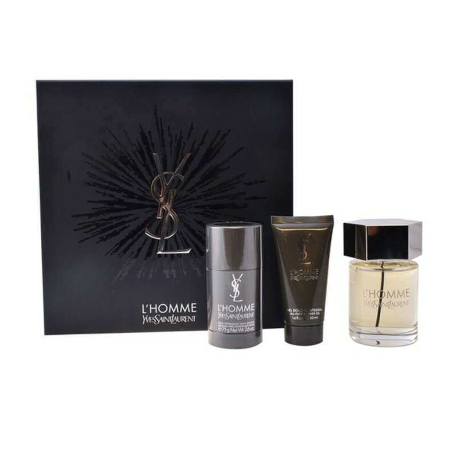 Parfume s�t til m�nd YSL L'Homme Yves Saint Laurent (3 pcs) (3 pcs) #1