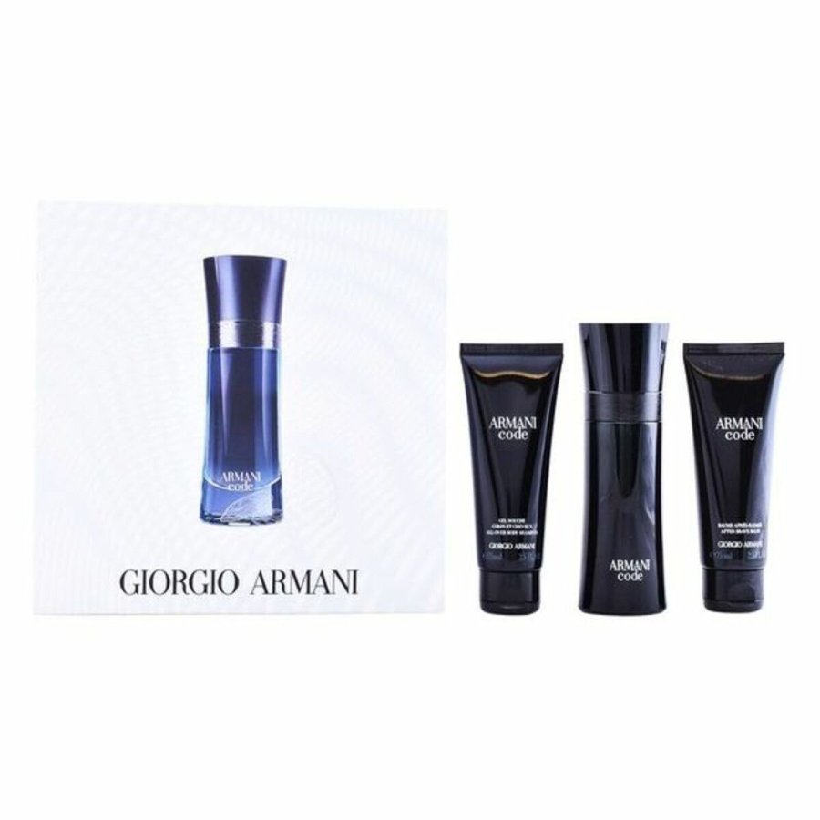 Parfume s�t til m�nd Code Pour Homme Armani (3 pcs) #1