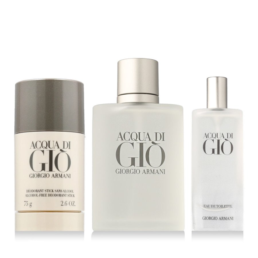 Parfume st til mnd Giorgio Armani Acqua Di Gio 3 Dele #2
