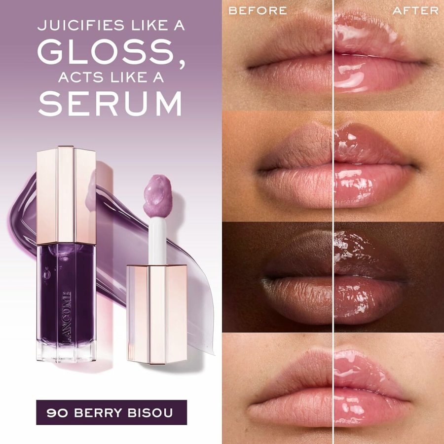Gloss Lancme IDLE MAKE-UP Lilla N 90-Berry Bisou 9 ml #3