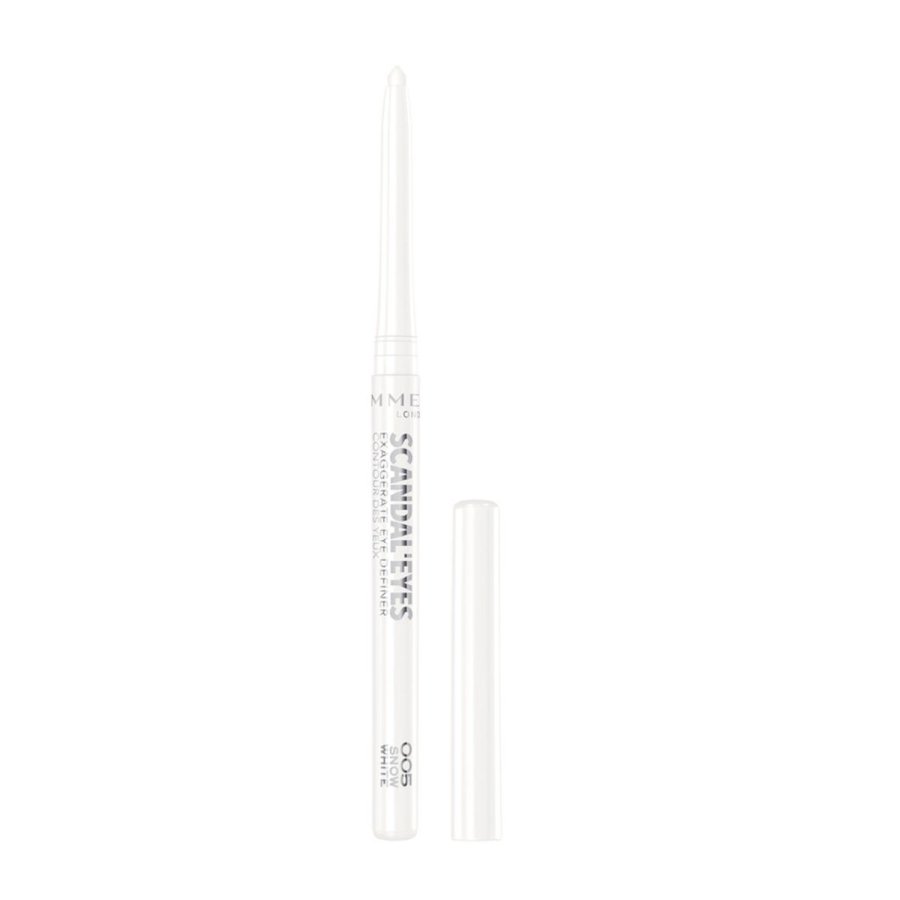 Eyeliner Rimmel London Scandaleyes Automatic Automatisk Hvid 0,35 g #1