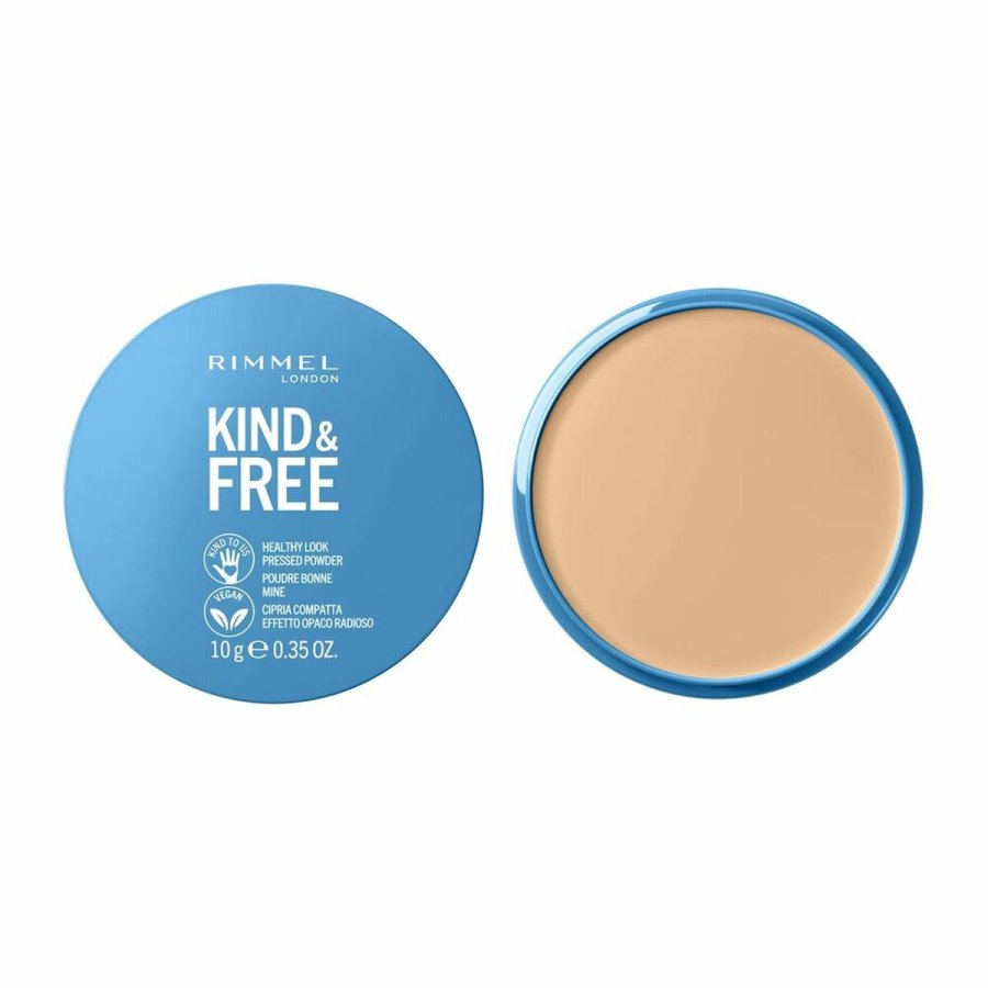 Kompakte pulvere Rimmel London Kind & Free 10-fair Mattende finish (10 g) #1