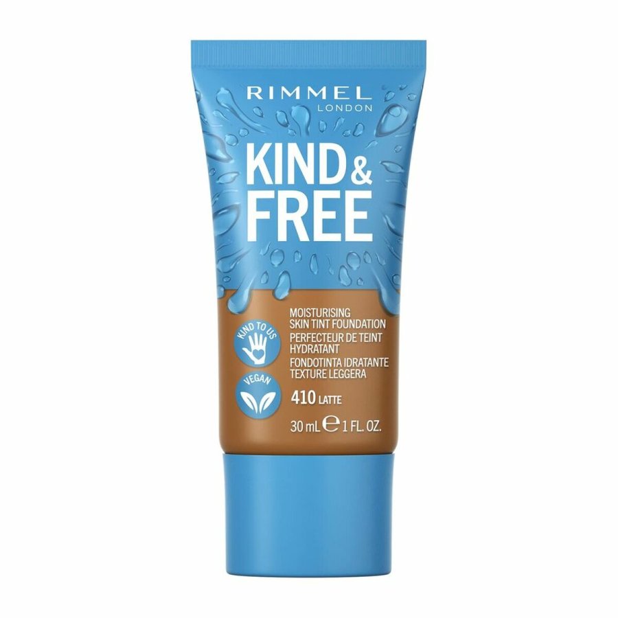 Cremet Make Up Foundation Rimmel London Kind & Free 410-latte (30 ml) #1
