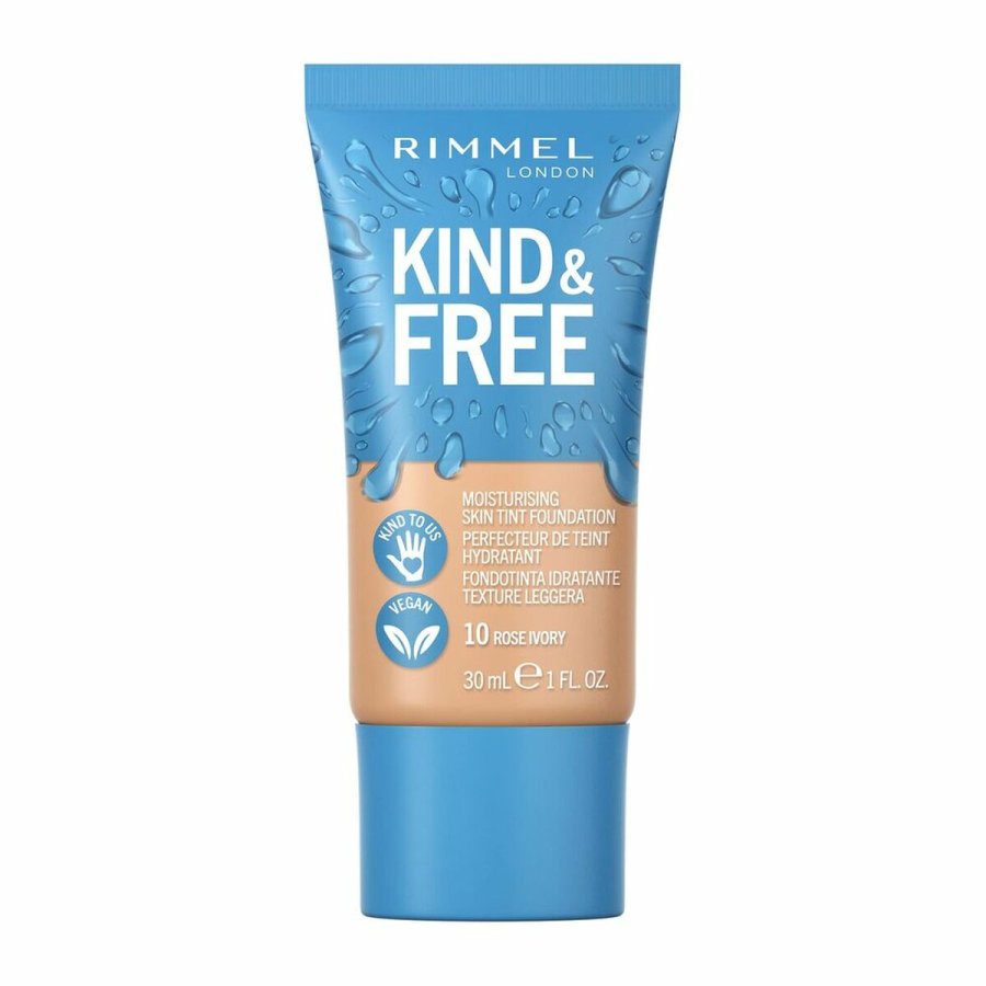 Cremet Make Up Foundation Rimmel London Kind & Free 10-rose ivory (30 ml) #1