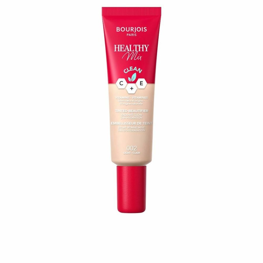 Fugtighedscreme med Farve Bourjois Healthy Mix N 002 (30 ml) #1