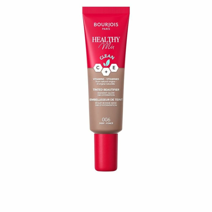 Fugtighedscreme med Farve Bourjois Healthy Mix N006 (30 ml) #1