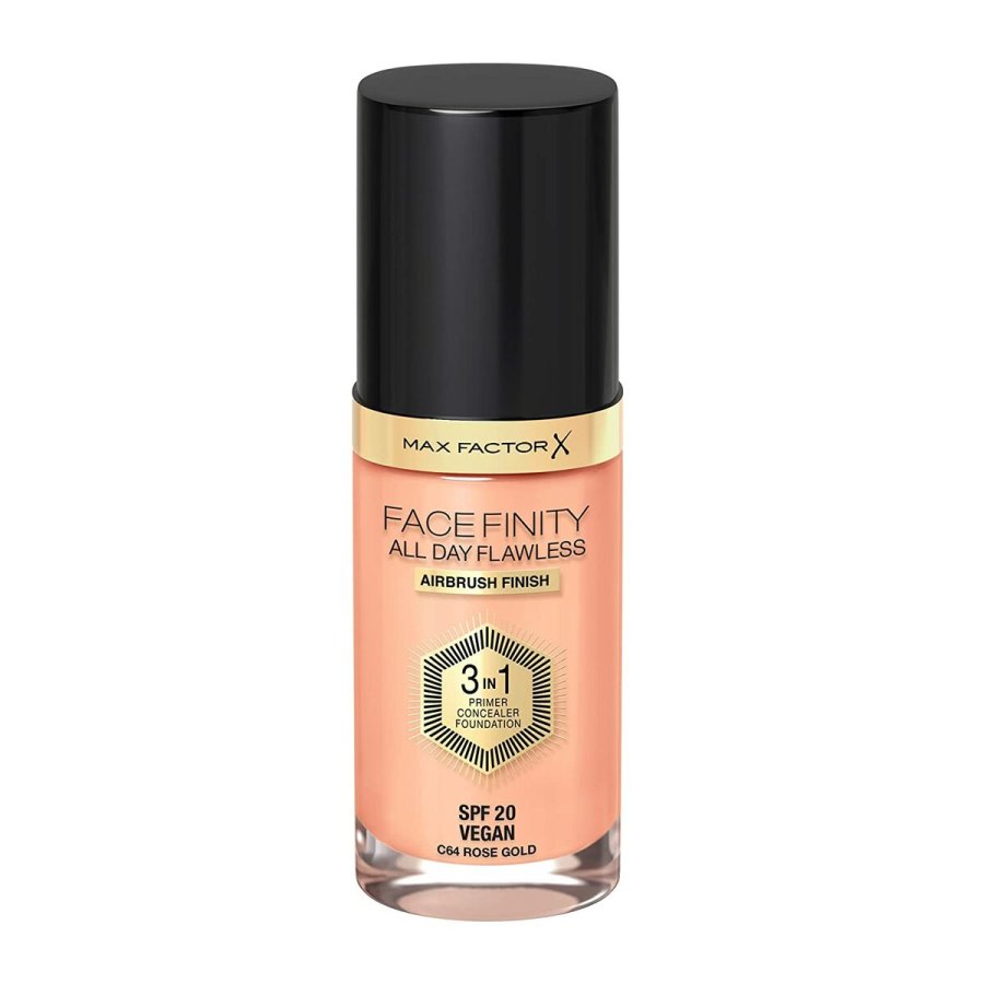 Cremet Make Up Foundation Max Factor Facefinity 3-i-1 Spf 20 N 64-rose gold 30 ml #1