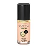 Cremet Make Up Foundation Max Factor Facefinity 3-i-1 Spf 20 N 55-beige 30 ml #1
