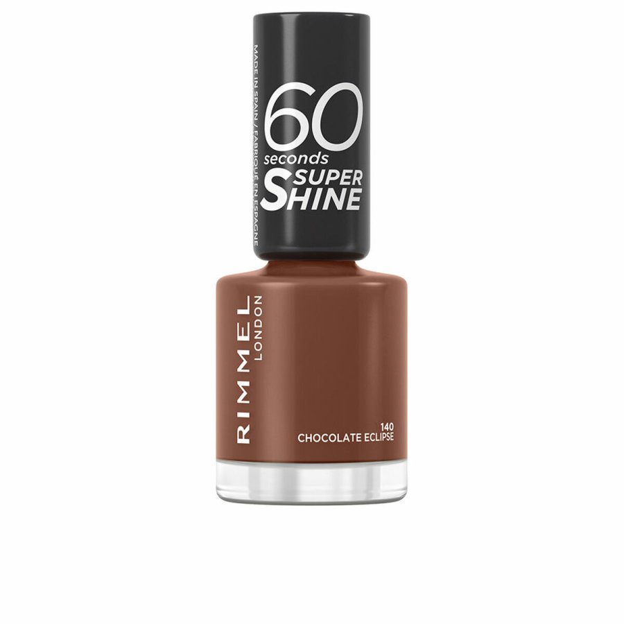 neglelak Rimmel London 60 Seconds Super Shine N 140 Chocolate eclipse 8 ml #1