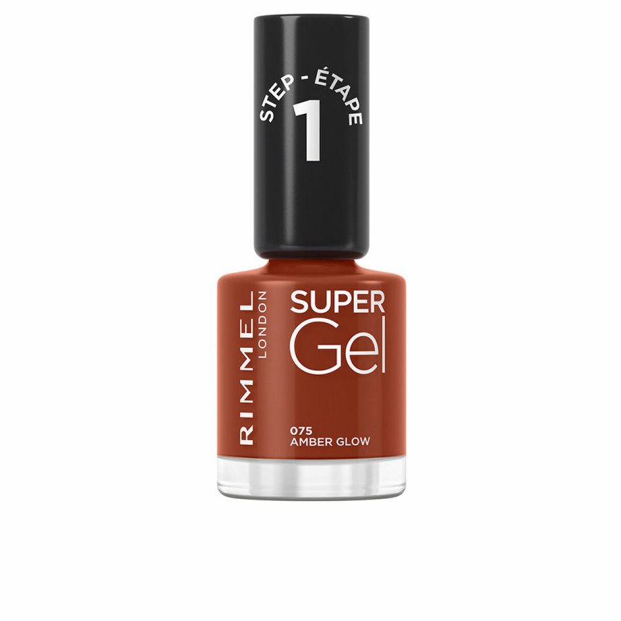neglelak Rimmel London Super Gel N 075 Amber glow 12 ml #1