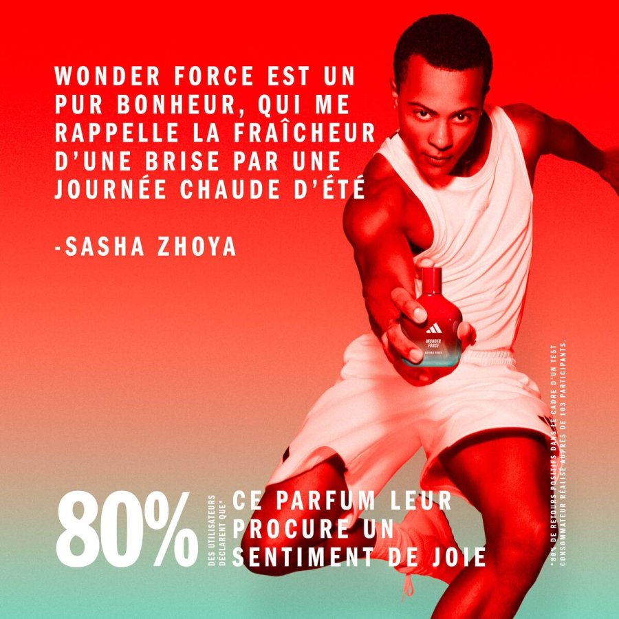 Unisex parfume Adidas VIBES WONDER FORCE EDP 100 ml #6