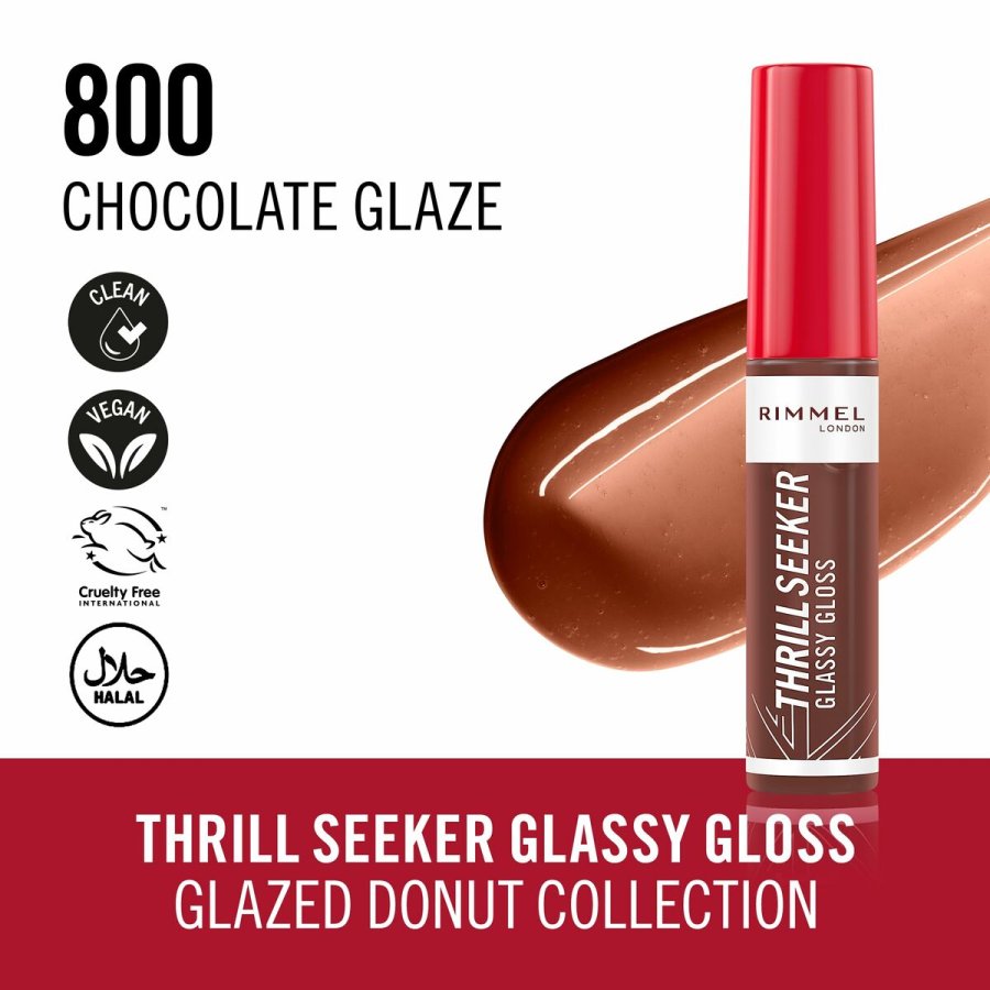 Lipgloss Rimmel London THRILL SEEKER N 800-Chocolate Glaze 10 ml #3