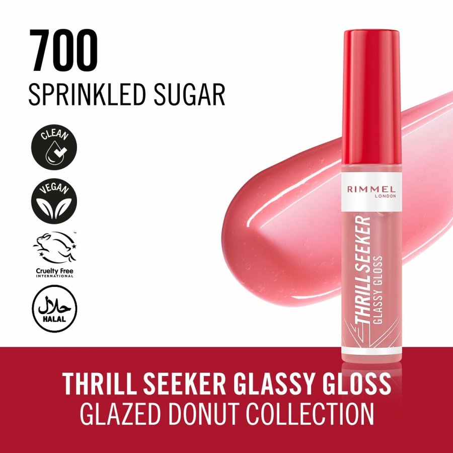Lipgloss Rimmel London THRILL SEEKER N 700-Sprinkled Sugar 6 ml #3