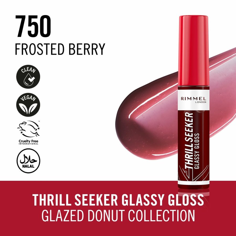Lipgloss Rimmel London THRILL SEEKER N 750-Frosted Berry 6 ml #3