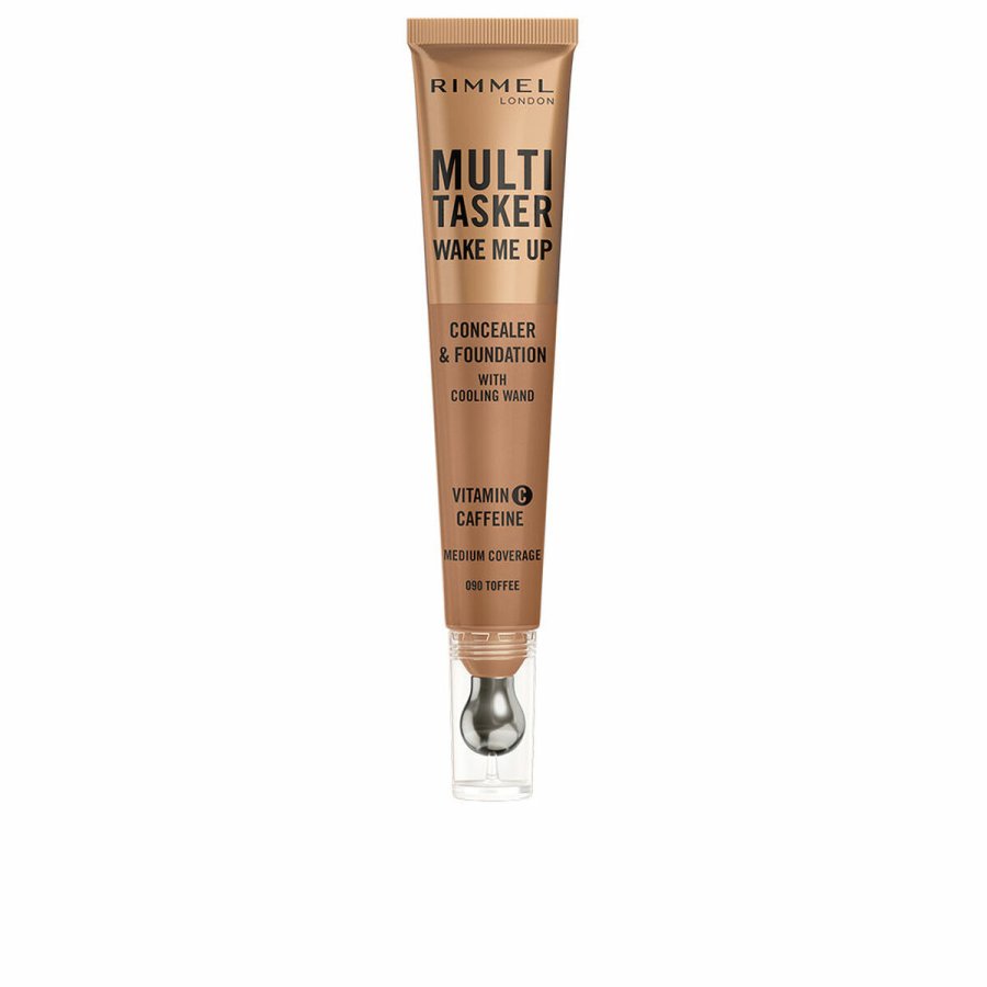 Dkcreme til Ansigtet Rimmel London Multi-Tasker Wake Me Up Karamel 20 ml #1