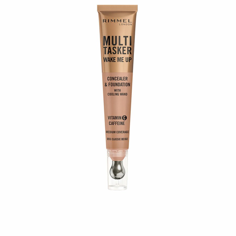 Dkcreme til Ansigtet Rimmel London Multi-Tasker Wake Me Up Classsic Beige 20 ml #1