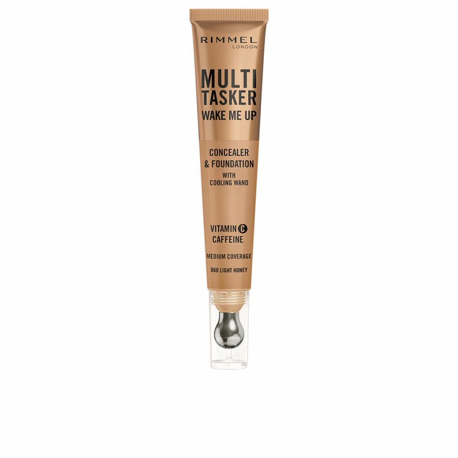 Dkcreme til Ansigtet Rimmel London Multi-Tasker Wake Me Up Light Honey 20 ml #1