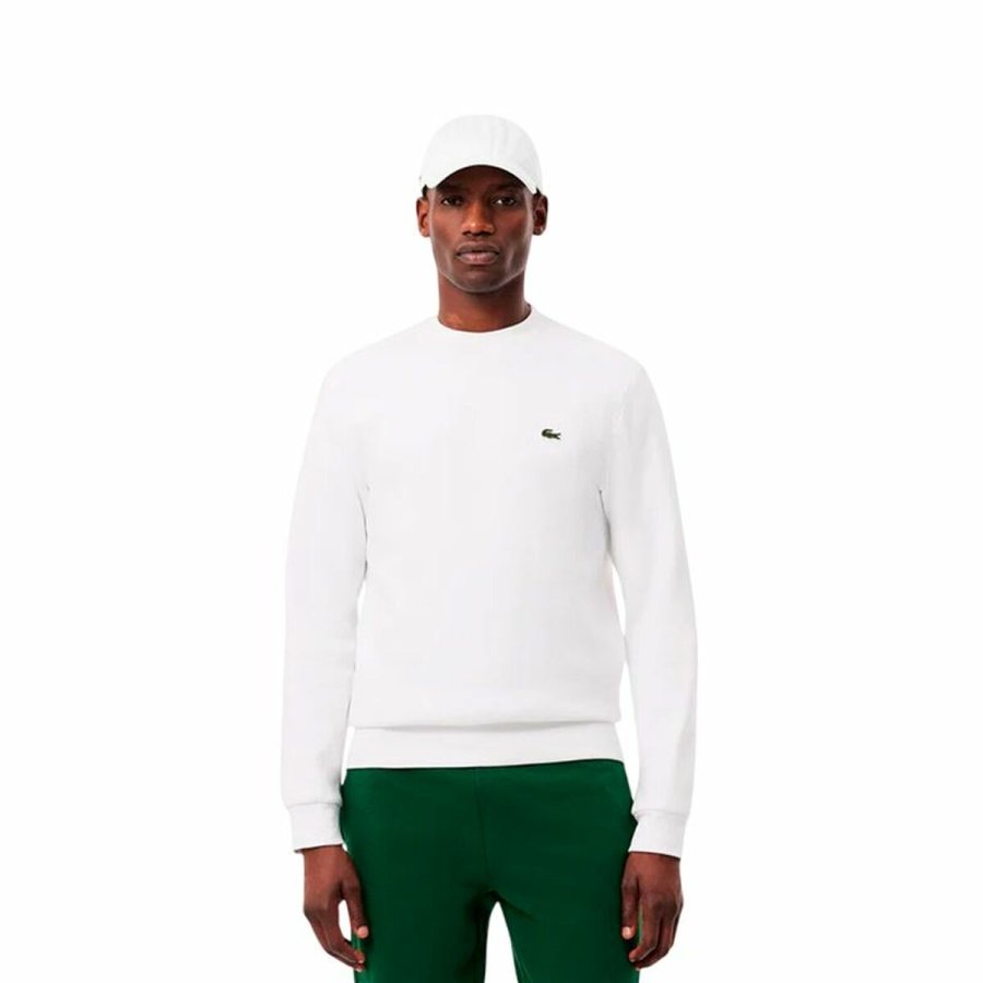 Sweaters uden H�tte til M�nd Lacoste Core Performance Hvid #1