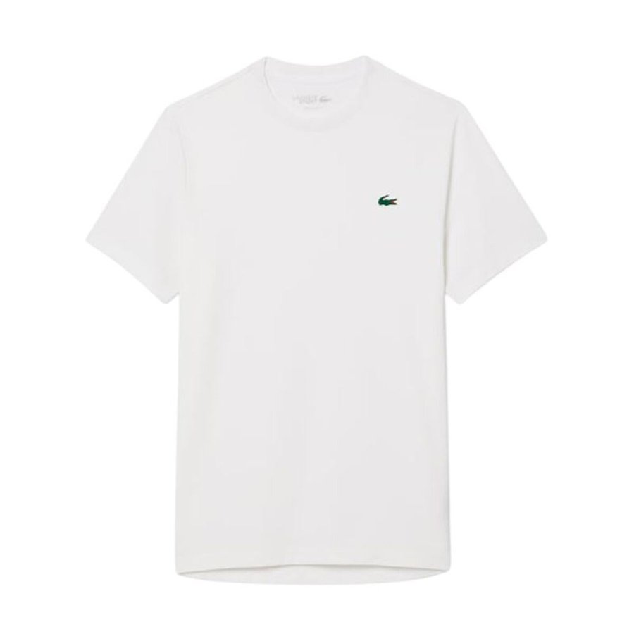 Kort�rmet T-shirt til M�nd Lacoste Core Performance Hvid #1