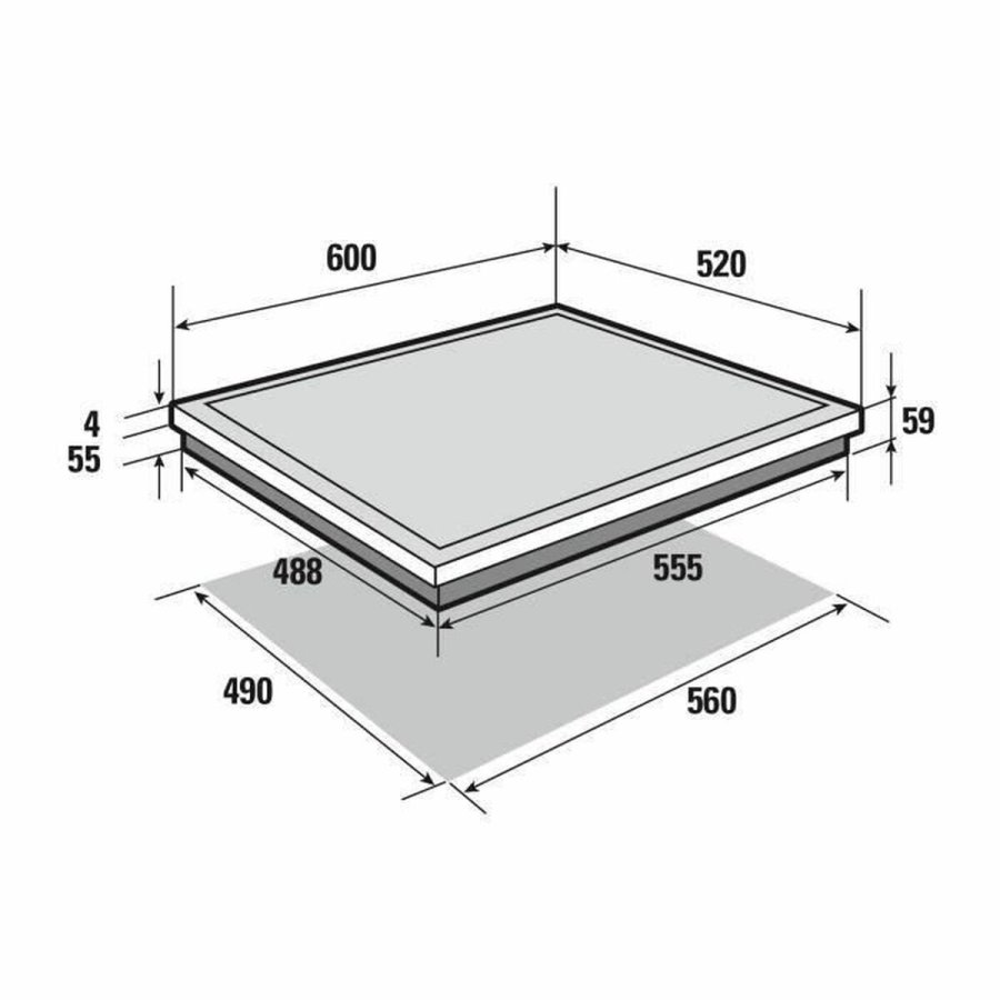 Induktionsplade Sauter SPI4664B 60 cm 5700 W #4
