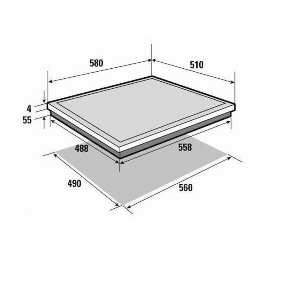 Induktionsplade Brandt BPI6310B 60 cm 4600 W #3