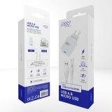 V�goplader + USB A til USB-C-kabel Myway Hvid 12 W #5