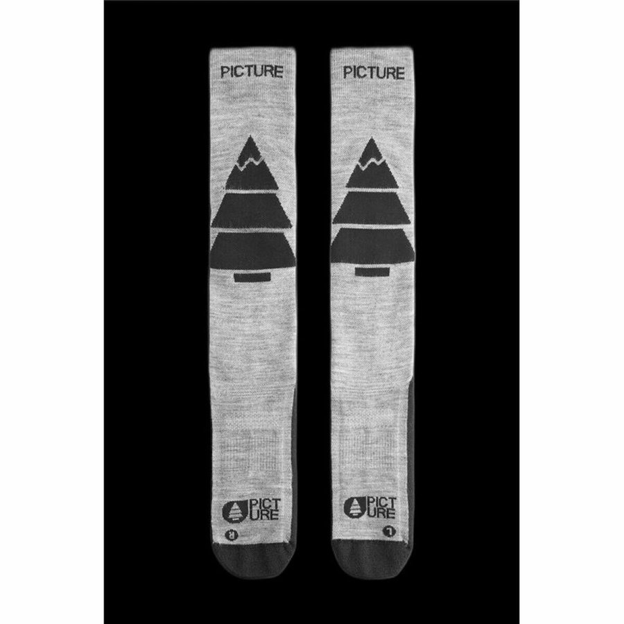 Sportsstrmper Picture  Wooling Ski Sort/Gr Mrkegr #5
