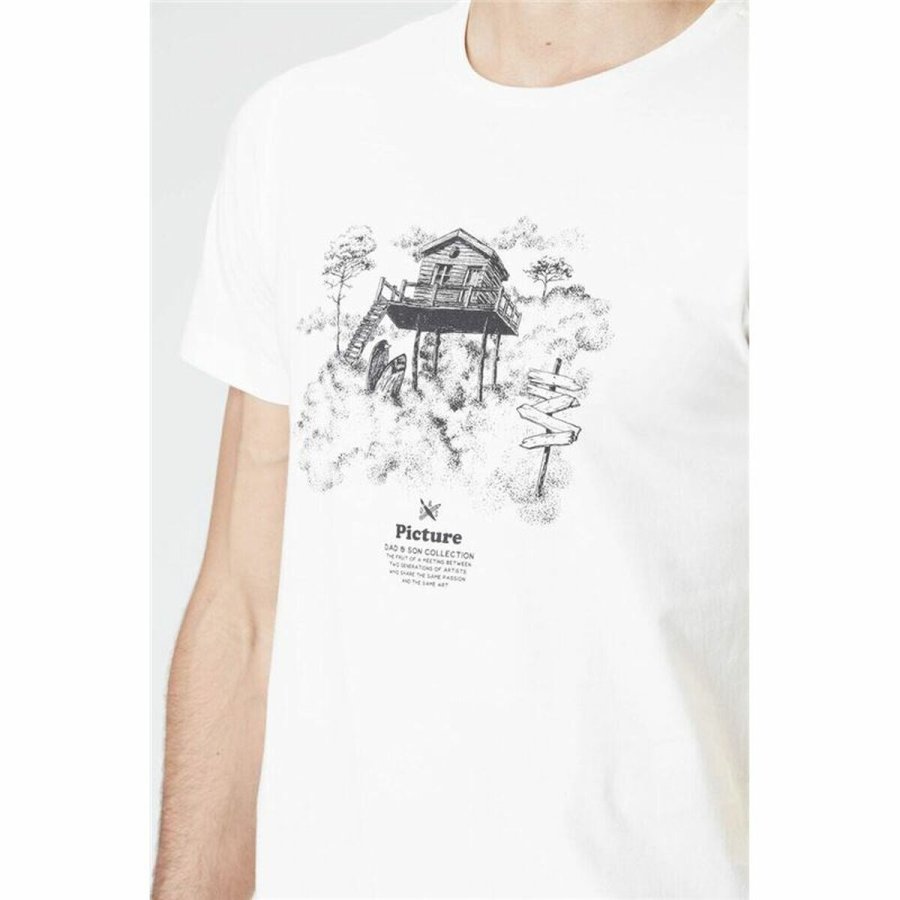 T-shirt Picture  DS Surf Cabin Natural Hvid #5