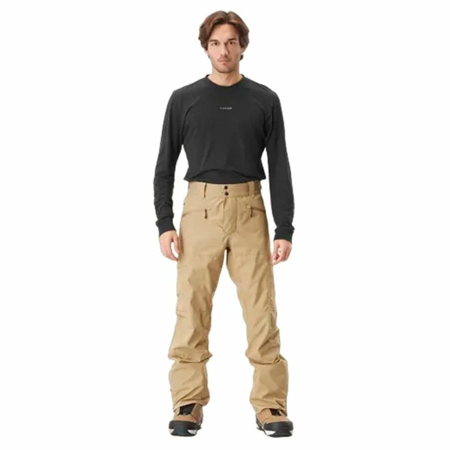 Lange sportsbukser Picture Plan Tannin Beige #1