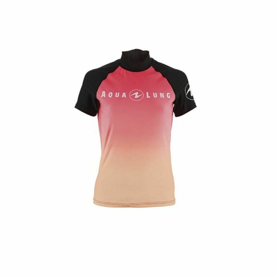 Bade T-shirt Aqua Sphere Rash Guard Pink Dame #1