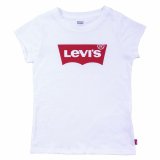 Brne Kortrmet T-shirt Levi's Batwing B Hvid #4