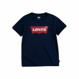 Kort�rmet T-shirt til B�rn Levi's 8E8157 Bl� Marinebl� #1