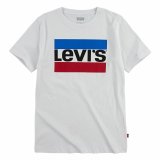 B�rne Kort�rmet T-shirt Levi's 9E8568-001 Hvid #1