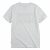 B�rne Kort�rmet T-shirt Levi's 9E8568-001 Hvid #2