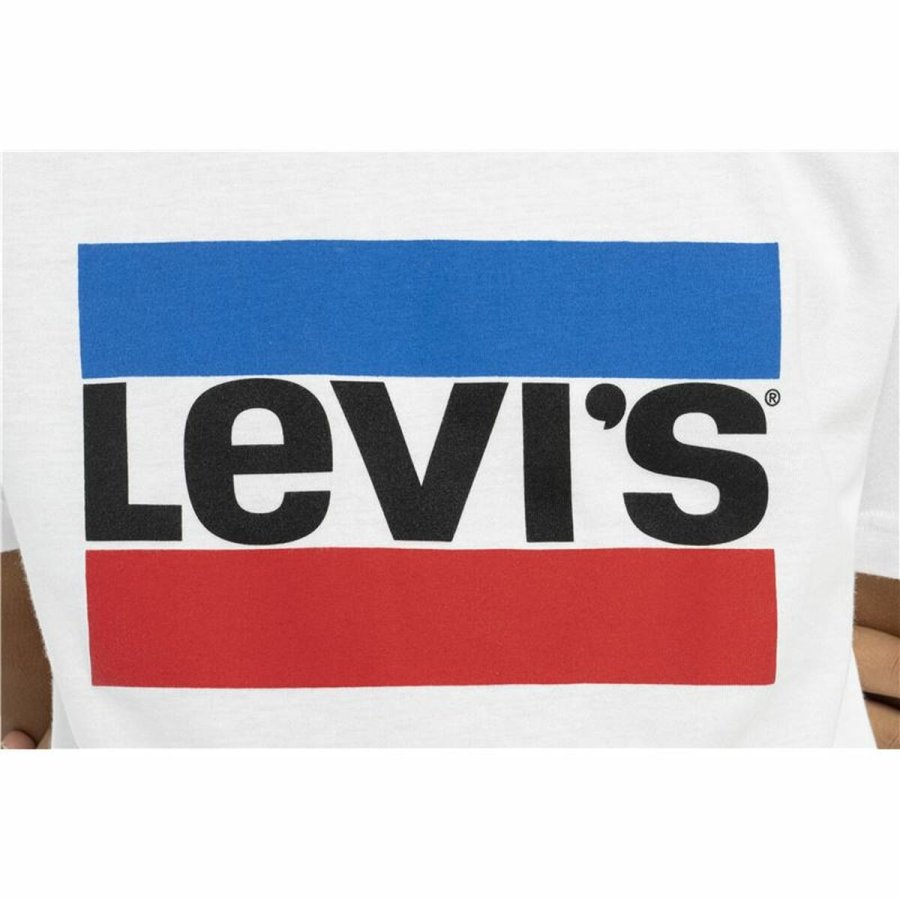 B�rne Kort�rmet T-shirt Levi's 9E8568-001 Hvid #6