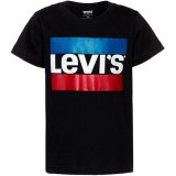 B�rne Kort�rmet T-shirt Levi's LVB-SPORTSWEAR LOGO TEE Sort #1