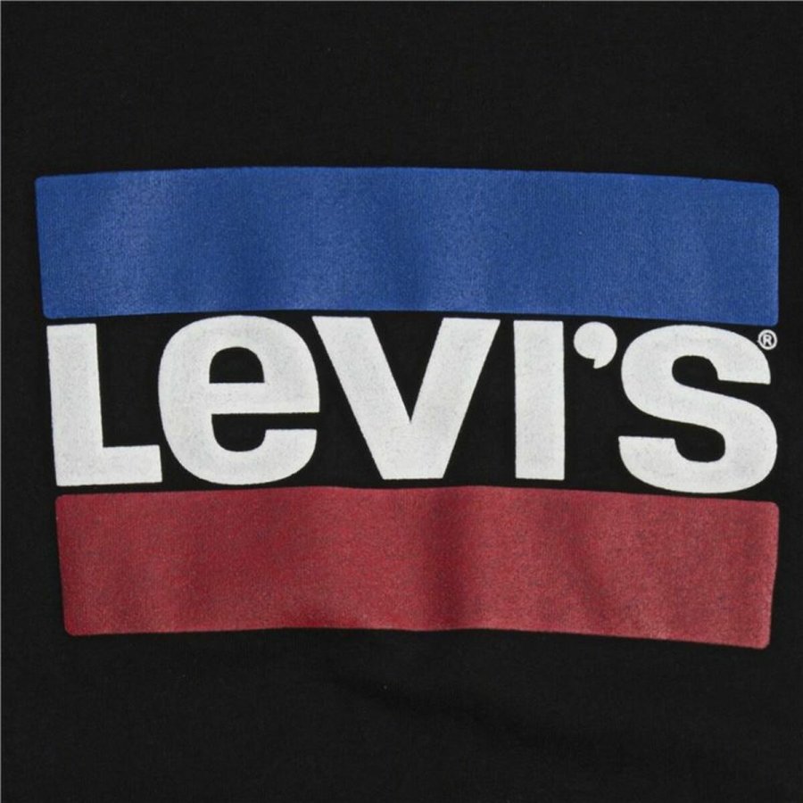 Kort�rmet T-shirt til M�nd Levi's Logo Jr  Sort #3
