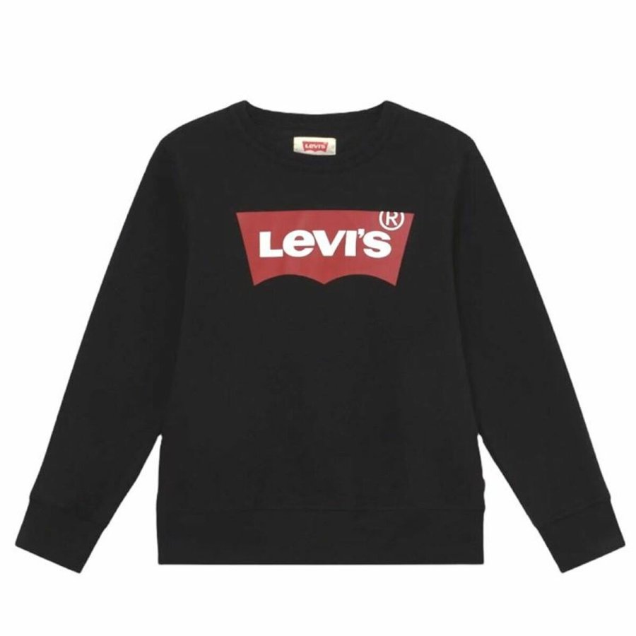 B�rne Kort�rmet T-shirt Levi's L/S Batwing Sort #1