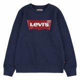 Sweatshirt til B�rn Levi's Batwing Hvid M�rkebl� #1