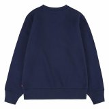 Sweatshirt til B�rn Levi's Batwing Hvid M�rkebl� #2