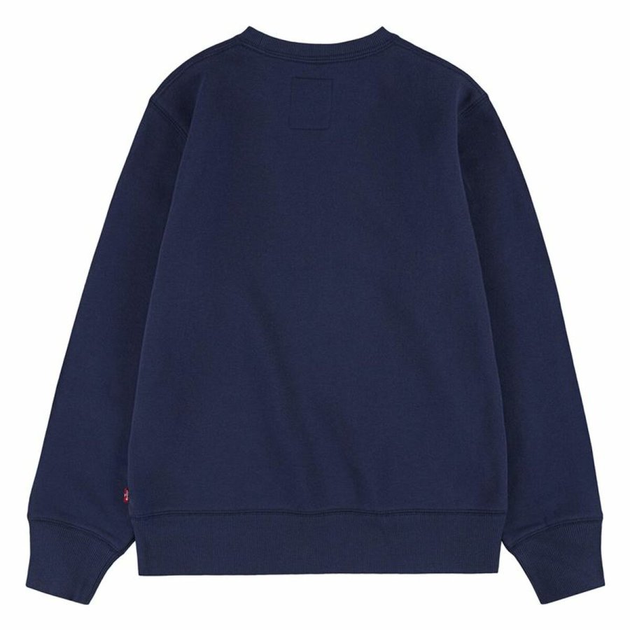 Sweatshirt til B�rn Levi's Batwing Hvid M�rkebl� #2