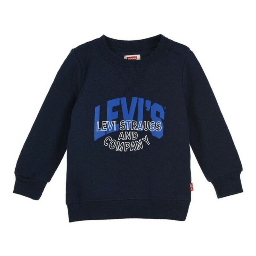Sweatshirt til B�rn Levi's TWO TONE PRINT Marinebl� #1