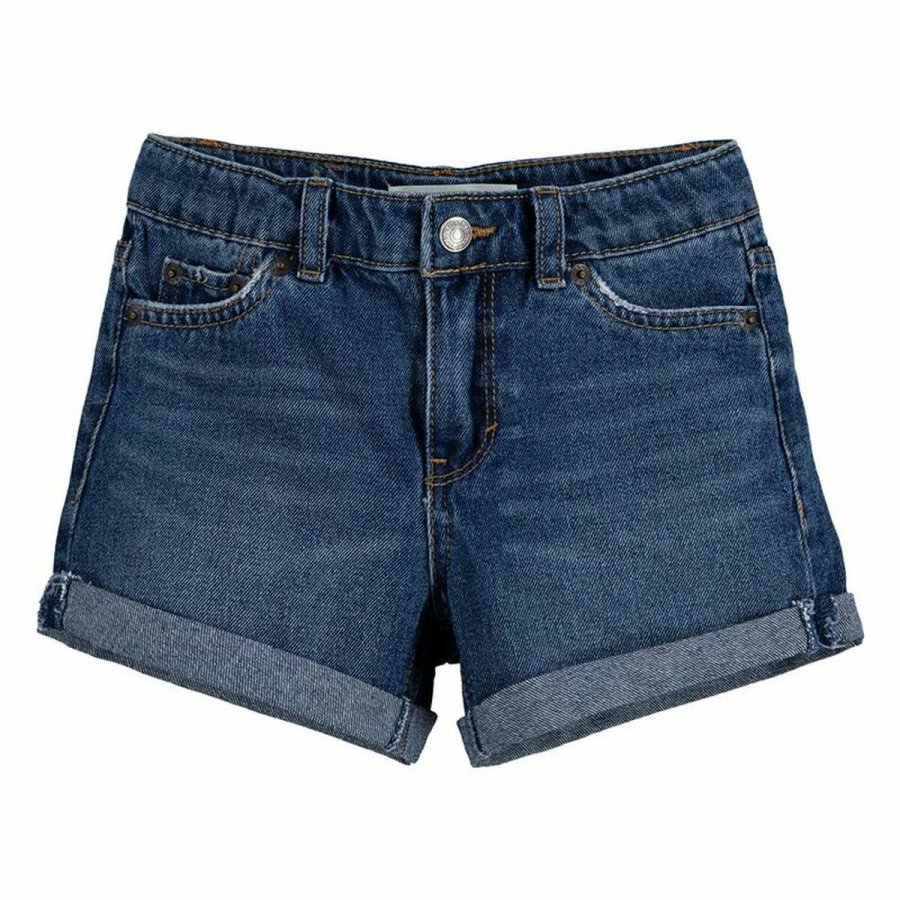Jeans Levi's Girlfriend Shorty Blue Pige Lysestlbl #1