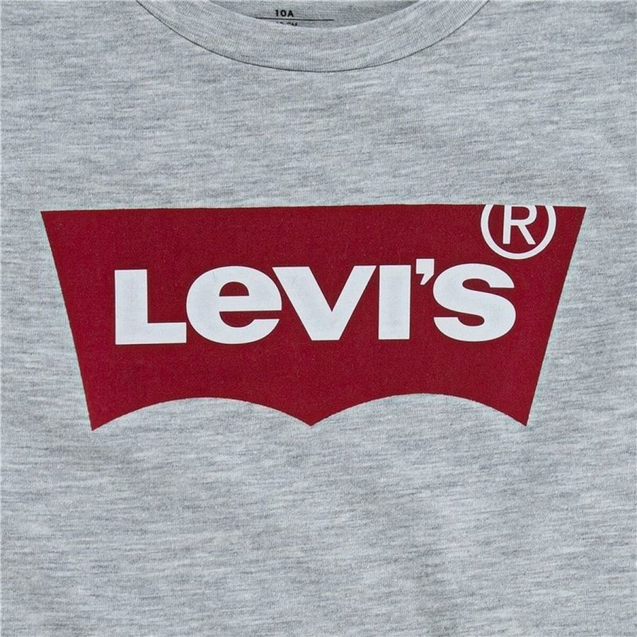 Brne Kortrmet T-shirt Levi's Batwing Lysegr #5