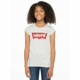 Brne Kortrmet T-shirt Levi's Batwing Lysegr #6