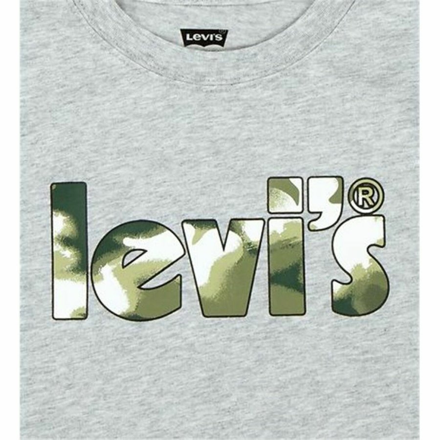 T-shirt Levi's Camo Poster Logo Gray 60731 Gr� #6