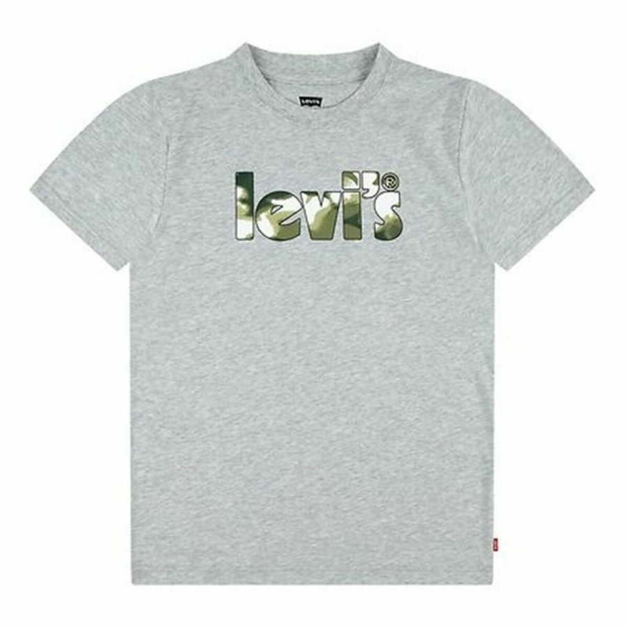 T-shirt Levi's Camo Poster Logo Gray 60731 Gr� #4