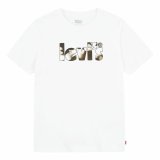 T-shirt Levi's Camo Poster Logo Bright Hvid #6